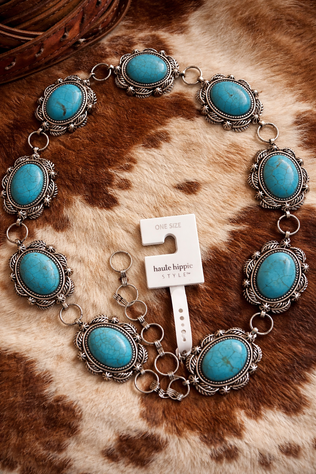 Turquoise Concho Belt