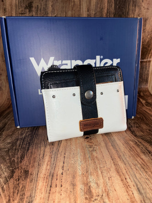 Wrangler Black & White Wallet
