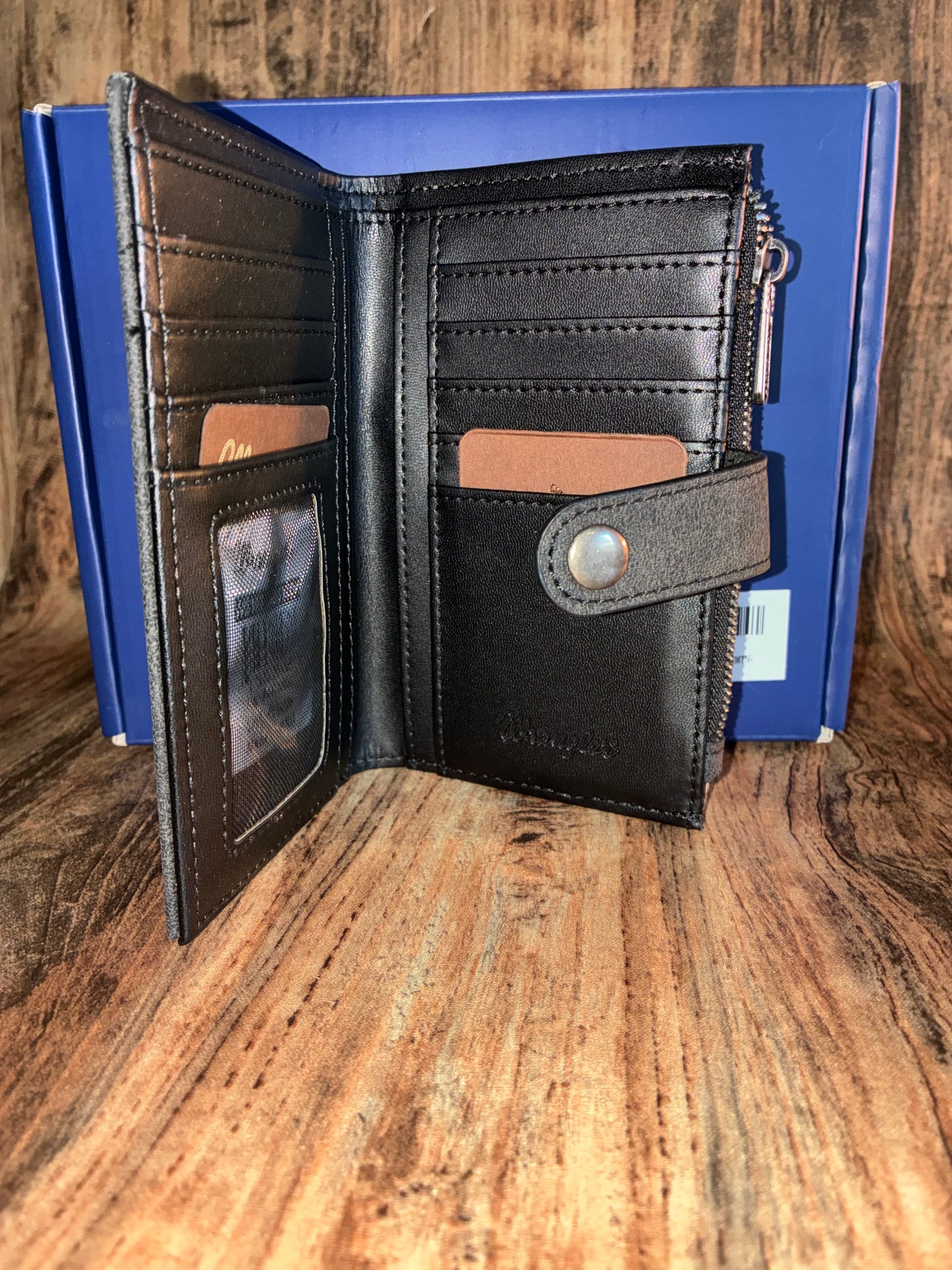 Wrangler Tooled Leather Wallet