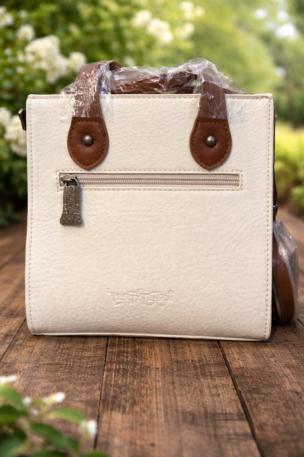 Trinity Ranch Floral Tooled Mini Crossbody