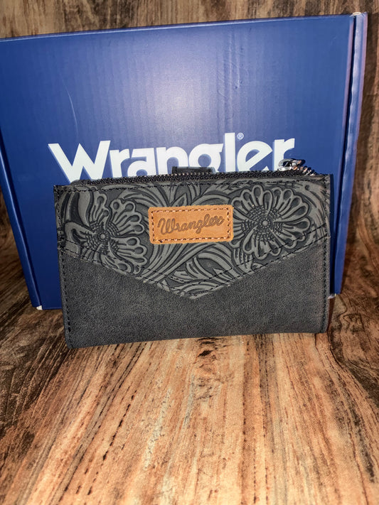 Wrangler Tooled Leather Wallet