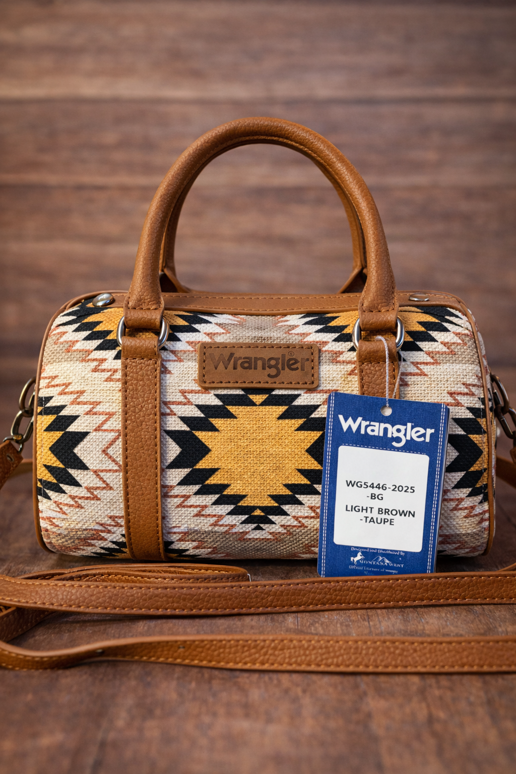Wrangler Southwestern Barrel Crossbody