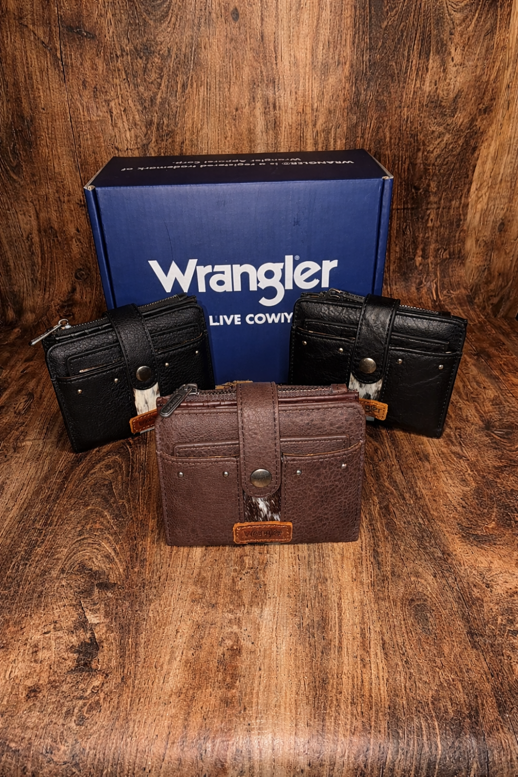 Wrangler Cowhide Wallets