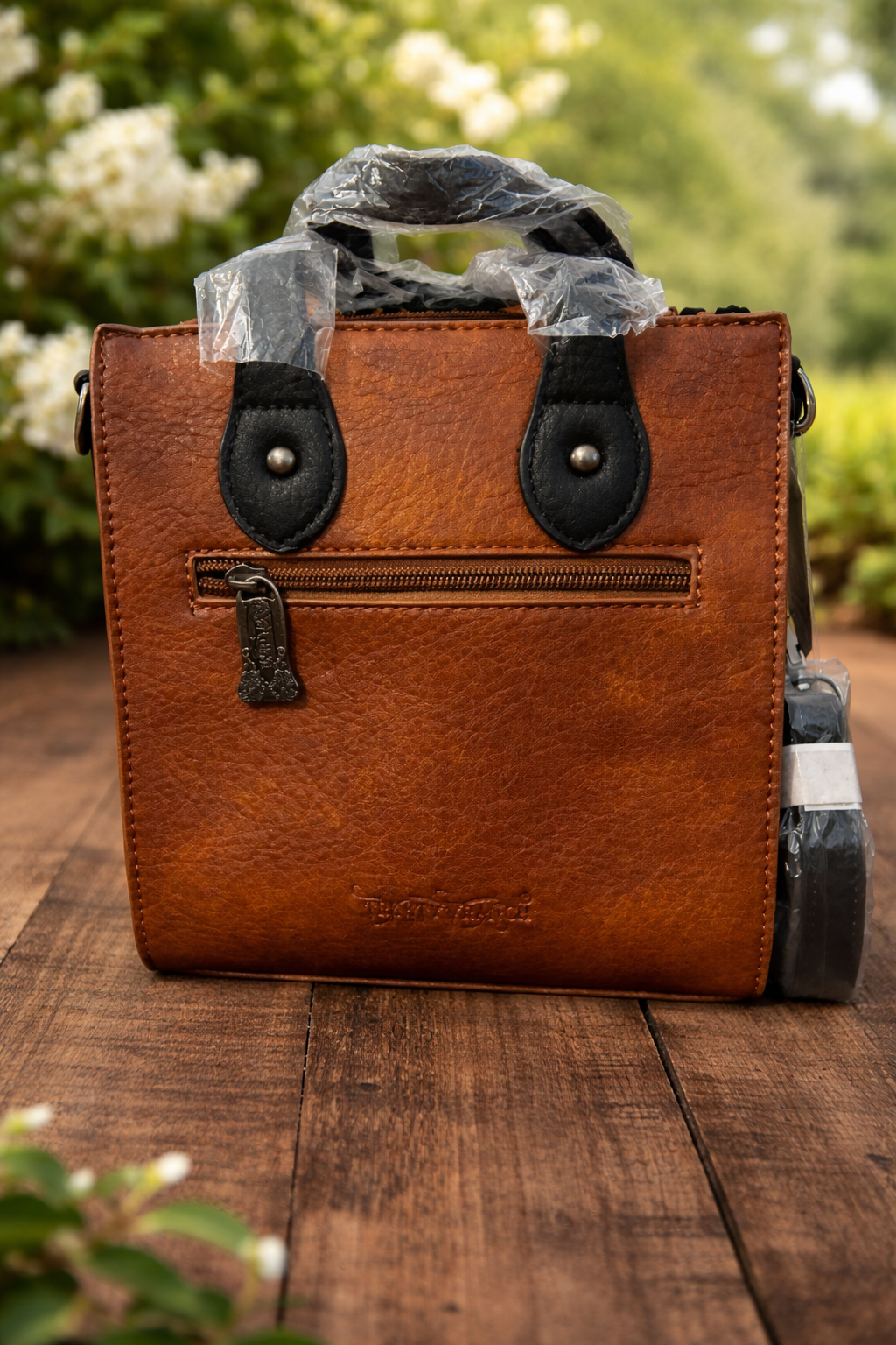Trinity Ranch Floral Tooled Mini Crossbody