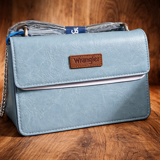 Wrangler Leather Flap CrossBody
